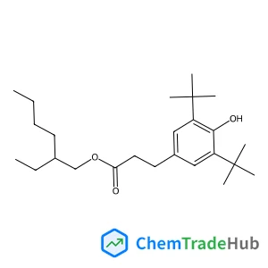 2-Ethylhexyl 3-[4-hydroxy-3,5-bis(2-methyl-2-propanyl)phenyl]propanoate