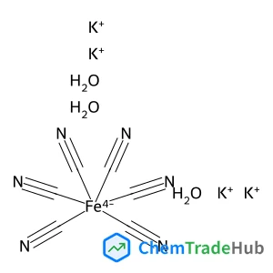 Ferrate(4-), hexakis(cyano-κC)-, potassium, hydrate (1:4:3), (OC-6-11)- Ferrate(4-), hexakis(cyano-κC)-, potassium, hydrate (1:4:3), (OC-6-11)-