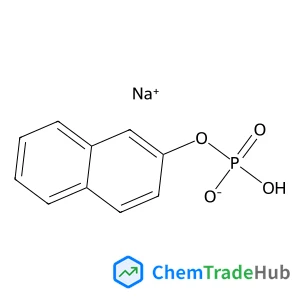 Sodium 2-naphthyl hydrogen phosphate structure