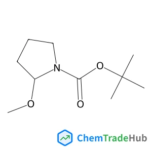 Tert-butyl 2-methoxypyrrolidine-1-carboxylate structure