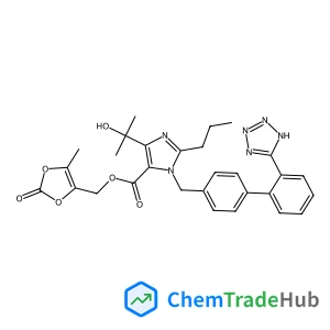 (5-Methyl-2-oxo-1,3-dioxol-4-yl)methyl 4-(2-hydroxy-2-propanyl)-2-propyl-1-{[2'-(1H-tetrazol-5-yl)-4-biphenylyl]methyl}-1H-imidazole-5-carboxylate
