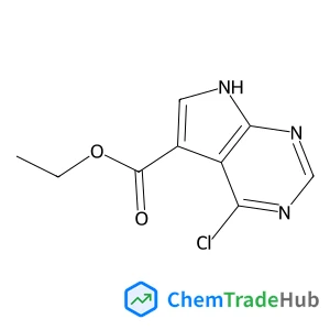 Ethyl 4-chloro-7H-pyrrolo[2,3-d]pyrimidine-5-carboxylate
