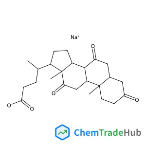 Sodium (5beta)-3,7,12-trioxocholan-24-oate