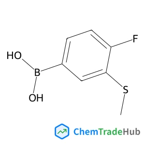 (4-FLUORO-3-METHYLSULFANYL-PHENYL)BORONIC ACID