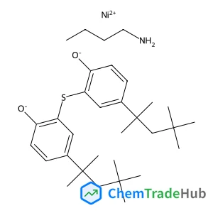 Nickel(2+) 2,2'-sulfanediylbis[4-(2,4,4-trimethyl-2-pentanyl)phenolate] 1-butanamine (1:1:1)