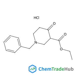 Ethyl 1-benzyl-4-oxo-3-piperidinecarboxylate hydrochloride (1:1)