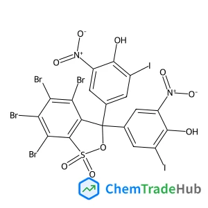 4,4'-(4,5,6,7-Tetrabromo-1,1-dioxido-3H-2,1-benzoxathiole-3,3-diyl)bis(2-iodo-6-nitrophenol)