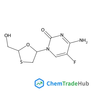 4-Amino-5-fluoro-1-[(2R,5R)-2-(hydroxymethyl)-1,3-oxathiolan-5-yl]-2(1H)-pyrimidinone