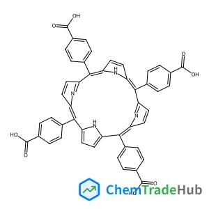 4,4',4'',4'''-(5,10,15,20-Porphyrintetrayl)tetrabenzoic acid Chemical_Structure_Of