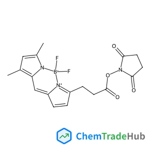 3-(3-((2,5-DIOXOPYRROLIDIN-1-YL) OXY)-3-OXOPROPYL)-5,5-DIFLUORO-7,9-DIMETHYL-5H-DIPYRROLO[1,2-C:2',1'-F][1,3,2]DIAZABORININ-4-IUM-5-UIDE