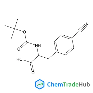4-Cyano-N-{[(2-methyl-2-propanyl)oxy]carbonyl}-D-phenylalanine