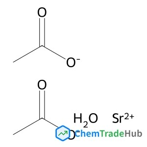 Acetic acid, strontium salt, hydrate (2:1)