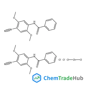 Benzenediazonium, 4-(benzoylamino)-2,5-dimethoxy-, (T-4)-tetrachlorozincate(2-) (2:1)