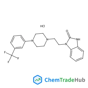 2H-Benzimidazol-2-one, 1,3-dihydro-1-[2-[4-[3-(trifluoromethyl)phenyl]-1-piperazinyl]ethyl]-, hydrochloride (1:1)