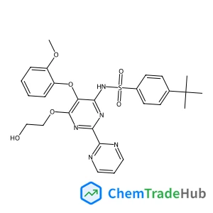 N-[6-(2-Hydroxyethoxy)-5-(2-methoxyphenoxy)-2,2'-bipyrimidin-4-yl]-4-(2-methyl-2-propanyl)benzenesulfonamide