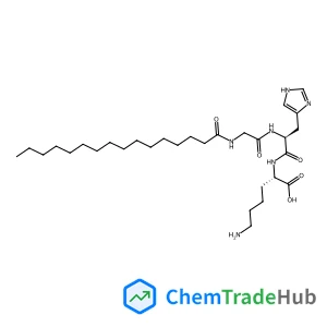 L-Lysine, N-(1-oxohexadecyl)glycyl-L-histidyl-