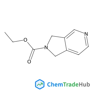 Ethyl 1,3-dihydro-2H-pyrrolo[3,4-c]pyridine-2-carboxylate structure