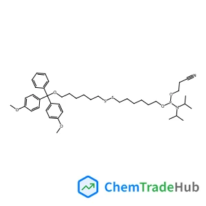 6-({6-[Bis(4-methoxyphenyl)(phenyl)methoxy]hexyl}disulfanyl)hexyl 2-cyanoethyl diisopropylphosphoramidoite