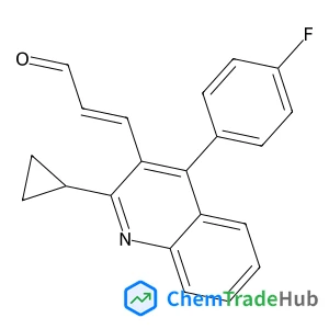 (2E)-3-[2-Cyclopropyl-4-(4-fluorophenyl)-3-quinolinyl]acrylaldehyde
