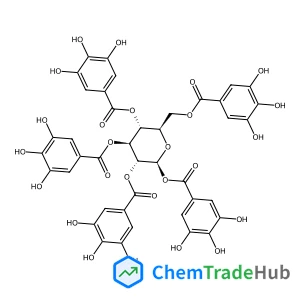 1,2,3,4,6-Pentakis-O-(3,4,5-trihydroxybenzoyl)-beta-D-glucopyranose