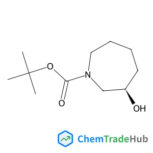 2-Methyl-2-propanyl (3R)-3-hydroxy-1-azepanecarboxylate Chemical_Structure_Of