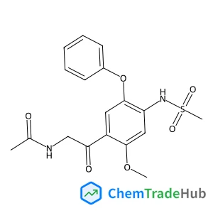 N-(2-{2-Methoxy-4-[(methylsulfonyl)amino]-5-phenoxyphenyl}-2-oxoethyl)acetamide