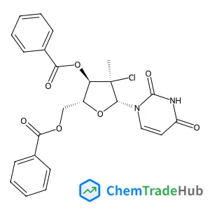 ((2R,3R,4R,5R)-3-(BENZOYLOXY)-4-CHLORO-5-(2,4-DIOXO-3,4-DIHYDROPYRIMIDIN-1(2H)-YL)-4-METHYLTETRAHYDROFURAN-2-YL)METHYL BENZOATE