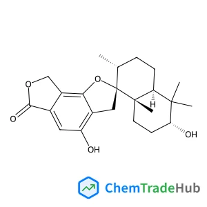 (2R,2'R,4a'S,6'R,8a'S)-4,6'-Dihydroxy-2',5',5',8a'-tetramethyl-3',4',4a',5',6',7',8',8a'-octahydro-2'H,3H-spiro[furo[2,3-e][2]benzofuran-2,1'-naphthalen]-6(8H)-one