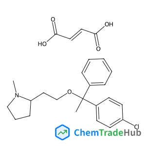 (2R)-2-{2-[1-(4-Chlorophenyl)-1-phenylethoxy]ethyl}-1-methylpyrrolidine (2E)-2-butenedioate (1:1)