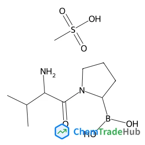 [(2R)-1-(L-Valyl)-2-pyrrolidinyl]boronic acid methanesulfonate (1:1)