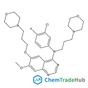 N-(3-Chloro-4-fluorophenyl)-7-methoxy-6-[3-(4-morpholinyl)propoxy]-N-[3-(4-morpholinyl)propyl]-4-quinazolinamine