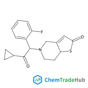 5-[2-Cyclopropyl-1-(2-fluorophenyl)-2-oxoethyl]-5,6,7,7a-tetrahydrothieno[3,2-c]pyridin-2(4H)-one