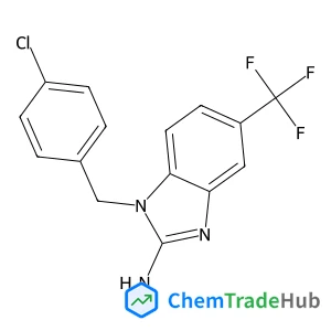 1-(4-Chlorobenzyl)-5-(trifluoromethyl)-1H-benzimidazol-2-amine