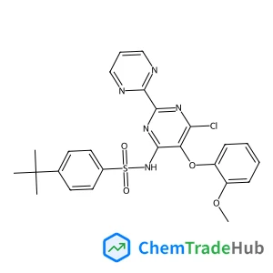 Benzenesulfonamide, N-[6-chloro-5-(2-methoxyphenoxy)[2,2'-bipyrimidin]-4-yl]-4-(1,1-dimethylethyl)-
