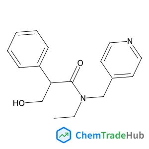 N-Ethyl-3-hydroxy-2-phenyl-N-(4-pyridinylmethyl)propanamide
