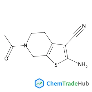 6-Acetyl-2-amino-4,5,6,7-tetrahydrothieno[2,3-c]pyridine-3-carbonitrile