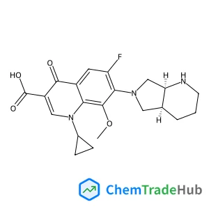 1-Cyclopropyl-6-fluoro-8-methoxy-7-[(4aS,7aS)-octahydro-6H-pyrrolo[3,4-b]pyridin-6-yl]-4-oxo-1,4-dihydro-3-quinolinecarboxylic acid