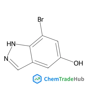 7-Bromo-1H-indazol-5-ol structure 7-Bromo-1H-indazol-5-ol structure