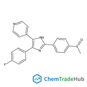 4-{4-(4-Fluorophenyl)-2-[4-(methylsulfinyl)phenyl]-1H-imidazol-5-yl}pyridine