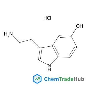3-(2-Aminoethyl)-1H-indol-5-ol hydrochloride (1:1)