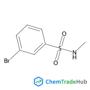 3-bromo-N-methylbenzene-1-sulfonamide structure