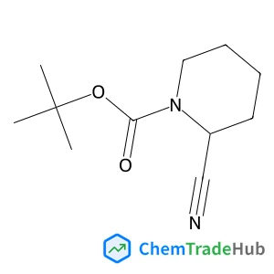 2-Methyl-2-propanyl 2-cyano-1-piperidinecarboxylate
