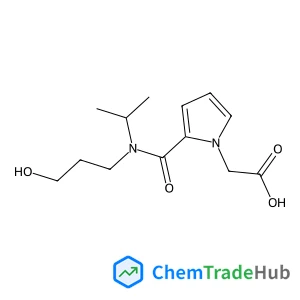 {2-[(3-Hydroxypropyl)(isopropyl)carbamoyl]-1H-pyrrol-1-yl}acetic acid
