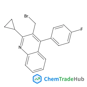 3-(Bromomethyl)-2-cyclopropyl-4-(4-fluorophenyl)quinoline 3-(Bromomethyl)-2-cyclopropyl-4-(4-fluorophenyl)quinoline