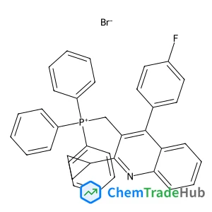 {[2-Cyclopropyl-4-(4-fluorophenyl)-3-quinolinyl]methyl}(triphenyl)phosphonium bromide