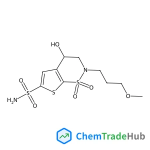(4S)-4-Hydroxy-2-(3-methoxypropyl)-3,4-dihydro-2H-thieno[3,2-e][1,2]thiazine-6-sulfonamide 1,1-dioxide