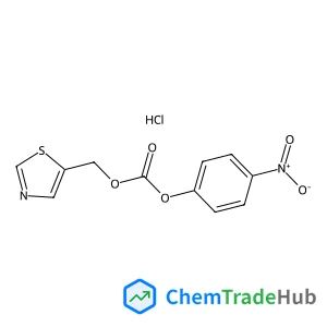 ((5-THIAZOLYL)METHYL)-(4-NITROPHENYL)CARBONATE HYDROCHLORIDE