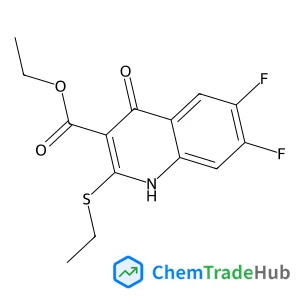 Ethyl 2-(ethylsulfanyl)-6,7-difluoro-4-hydroxy-3-quinolinecarboxylate