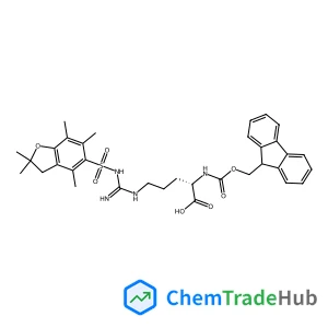 N~2~-[(9H-Fluoren-9-ylmethoxy)carbonyl]-N~5~-{N-[(2,2,4,6,7-pentamethyl-2,3-dihydro-1-benzofuran-5-yl)sulfonyl]carbamimidoyl}-L-ornithine