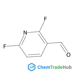 2,6-Difluoronicotinaldehyde Chemical_Structure_Of